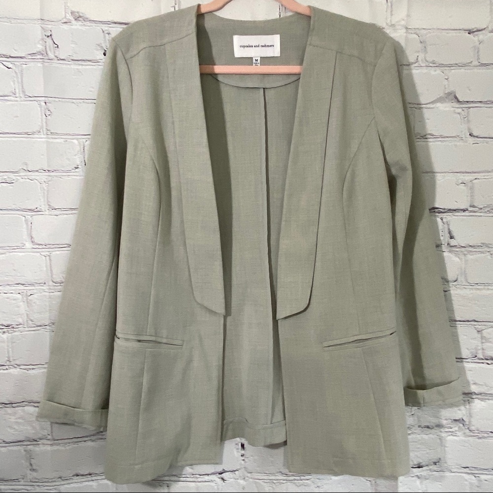 Cupcakes and Cashmere Gray Blazer
